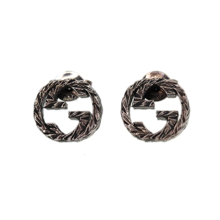 楽天市場】GUCCI【グッチ】457109 インターロッキング Gピアス GG 