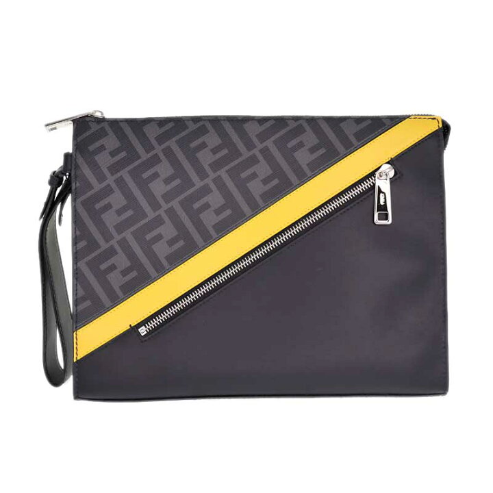 楽天市場】FENDI【フェンディ】7VA491 クラッチバッグ フラット スリム 