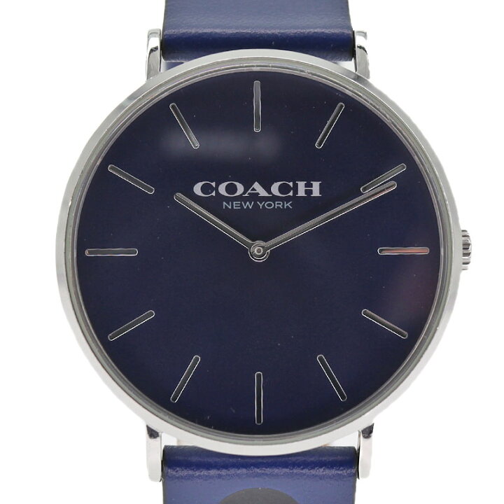 楽天市場】COACH【 コーチ】CA.124.2.14.1580 シルバー ブルー文字盤 
