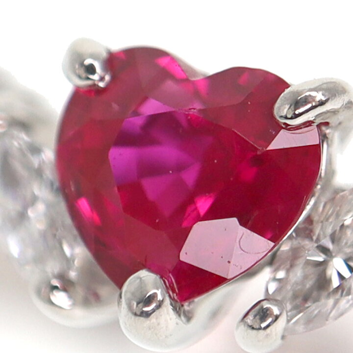 楽天市場】プラチナ900 Pt900 ルビー0.28/ダイヤモンド:0.15ct リング  
