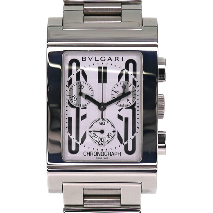 楽天市場】BVLGARI【ブルガリ】RTC49S レッタンゴロ クロノグラフ 