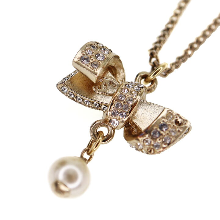 楽天市場】CHANEL【シャネル】リボンネックレス 16S【中古】 : 質屋 