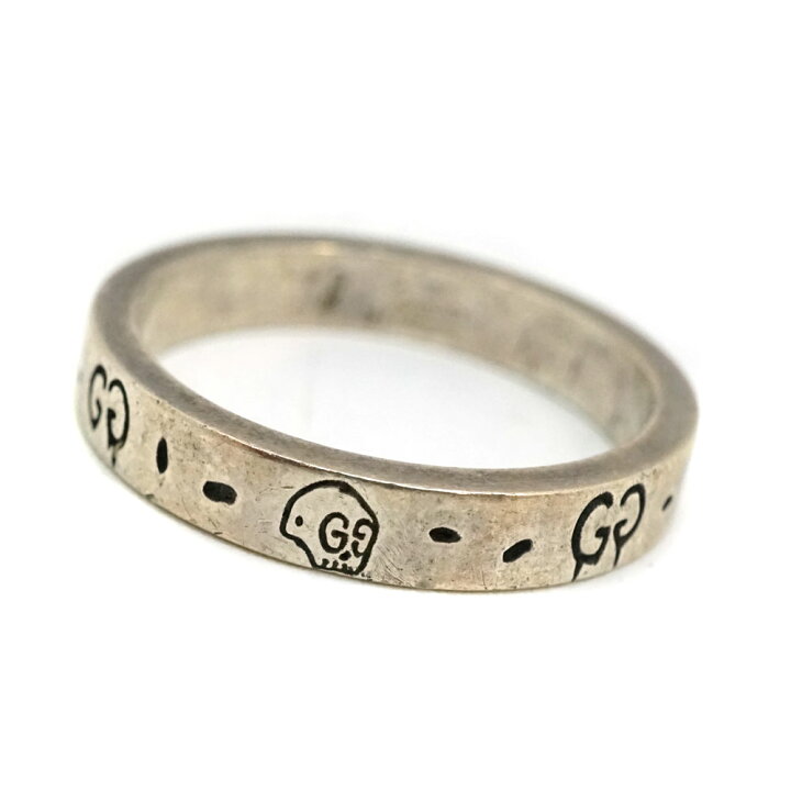 楽天市場】グッチ Gucci GGゴーストリング シルバー 指輪 【中古 