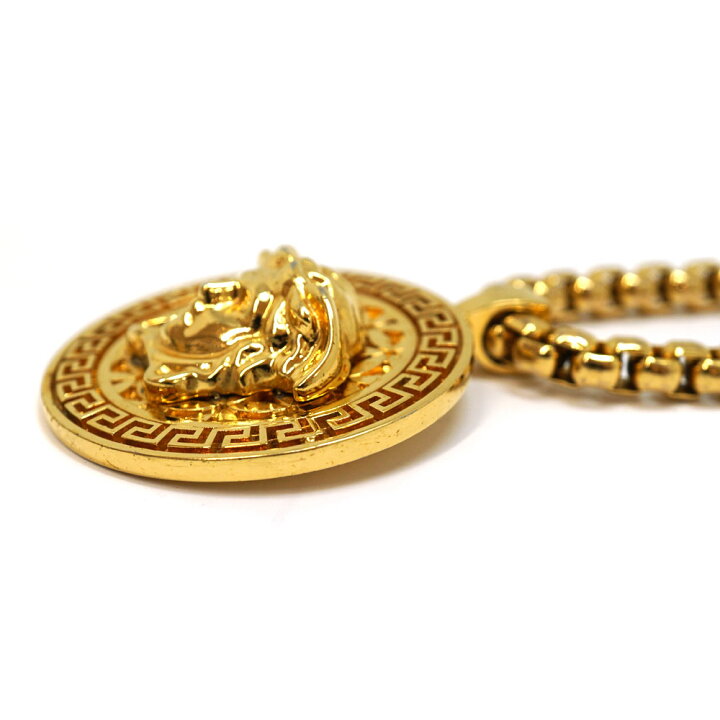 楽天市場】ヴェルサーチ Versace メデューサネックレス ペンダント 