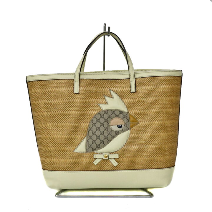 楽天市場】GUCCI【グッチ】284734 パパガッロ ハンドバッグ ストロー  
