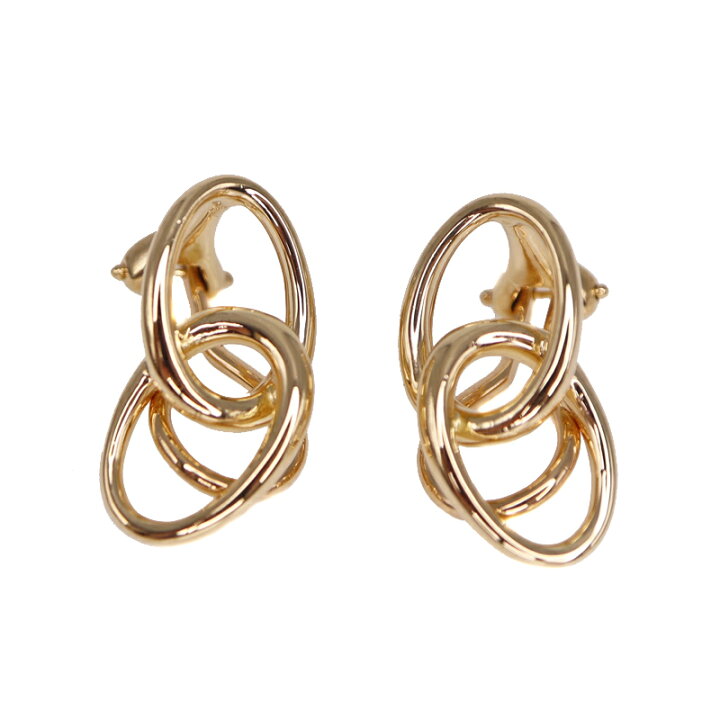 楽天市場】ティファニー Tiffany&Co. ダブルループ イヤリング K18YG  