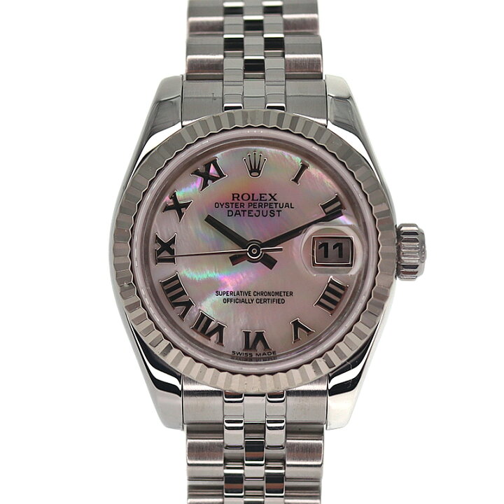 楽天市場】ロレックス Rolex 179174NR デイトジャスト ピンクシェル  