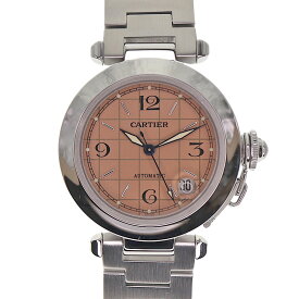 カルティエ Cartier W31024M7 パシャC ピンク ユニセックス腕時計【中古】