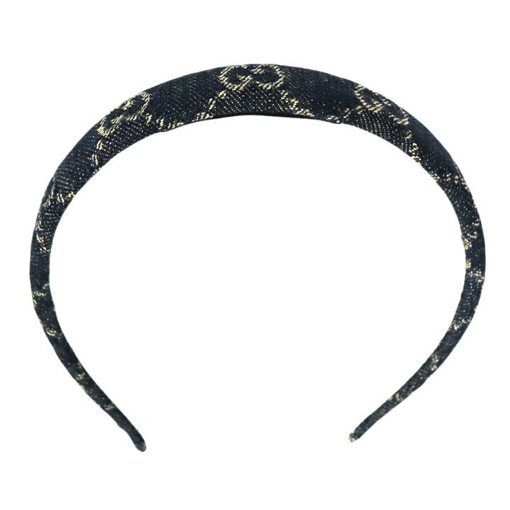 楽天市場】グッチ Gucci カチューシャ デニム生地 GG柄【中古】 : 質屋  