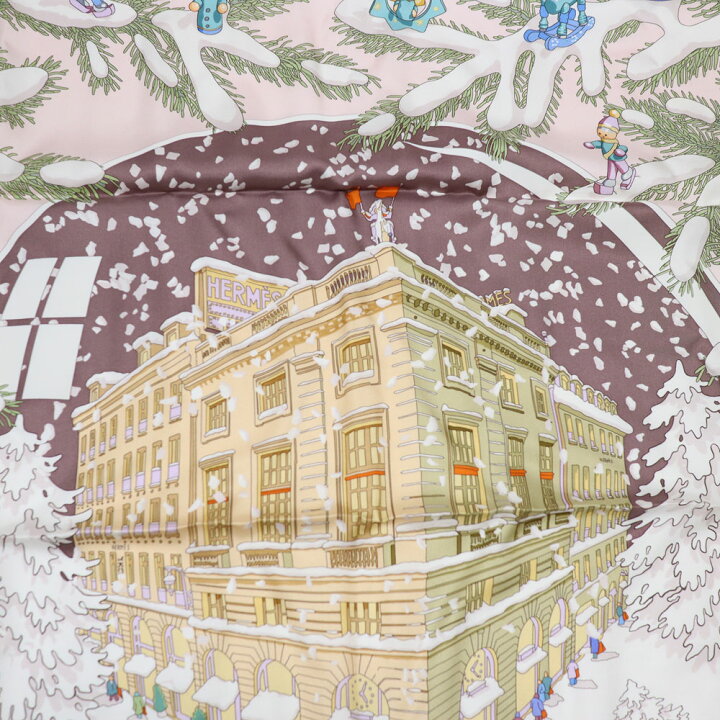 楽天市場】エルメス Hermes カレ90 スカーフ フォーブル 24番地の 