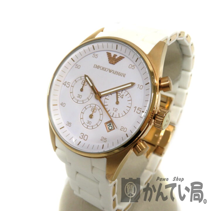楽天市場】EMPORIO ARMANI【エンポリオアルマーニ】AR-5919 クロノ 