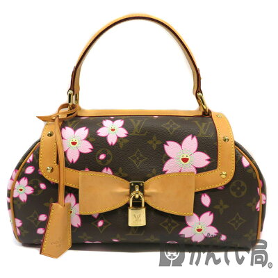 LOUISVUITTON【ルイヴィトン】M92012サック・レトロPMモノグラム・チェリーブロッサムマロンブラウンハンドバッグ【中古】USED【6】質屋かんてい局細畑店h2005597