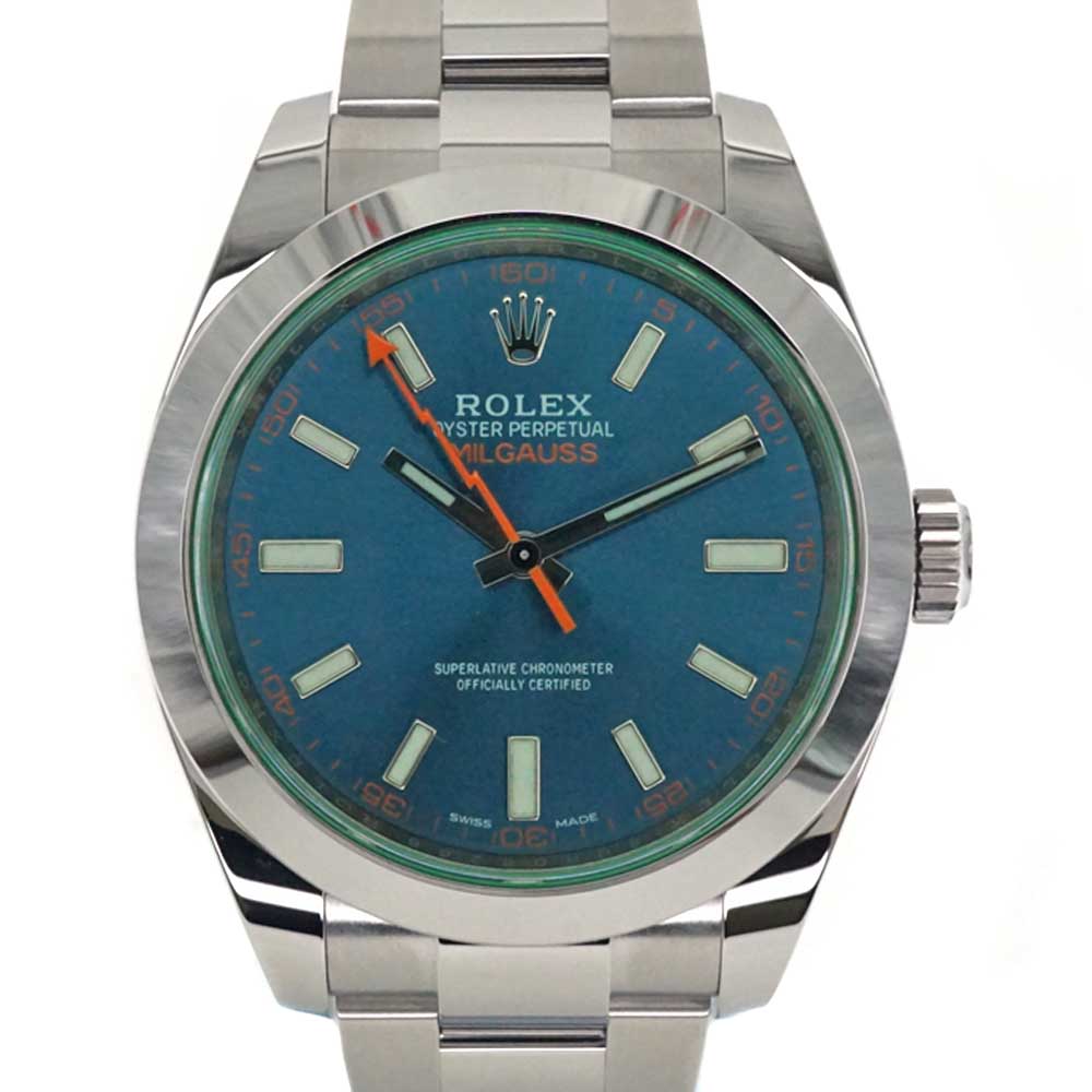 5年保証』 ロレックス ROLEX ミルガウス 116400GV ランダム番 自動巻 メンズ 腕時計 ste