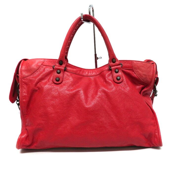 バレンシアガハンドバッグザ・タウンBALENCIAGA THETOWN 赤