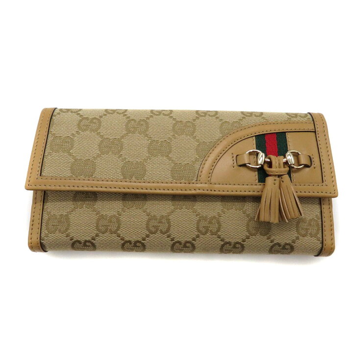 楽天市場】GUCCI 【グッチ】 233054 長財布 レザー GGスプリーム 