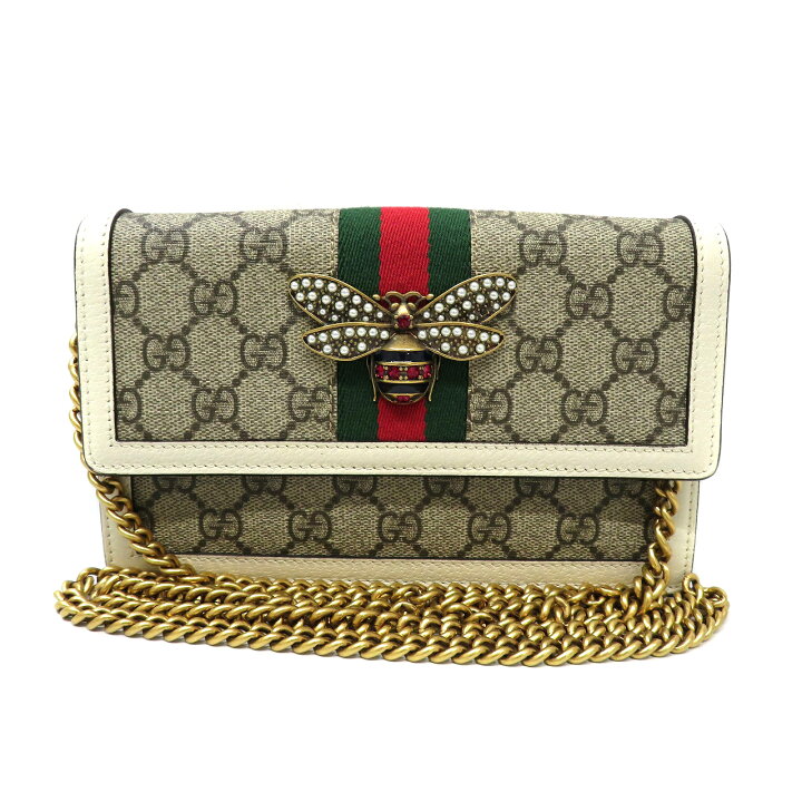楽天市場】グッチ Gucci 476079 GGスプリーム クイーンマーガレット 