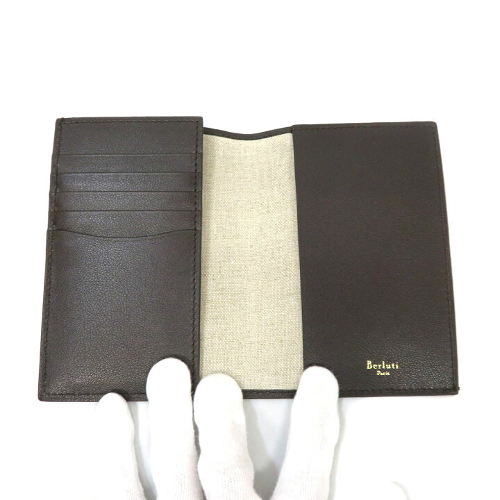 楽天市場】ベルルッティ Berluti エスカル パスポートケース【中古 