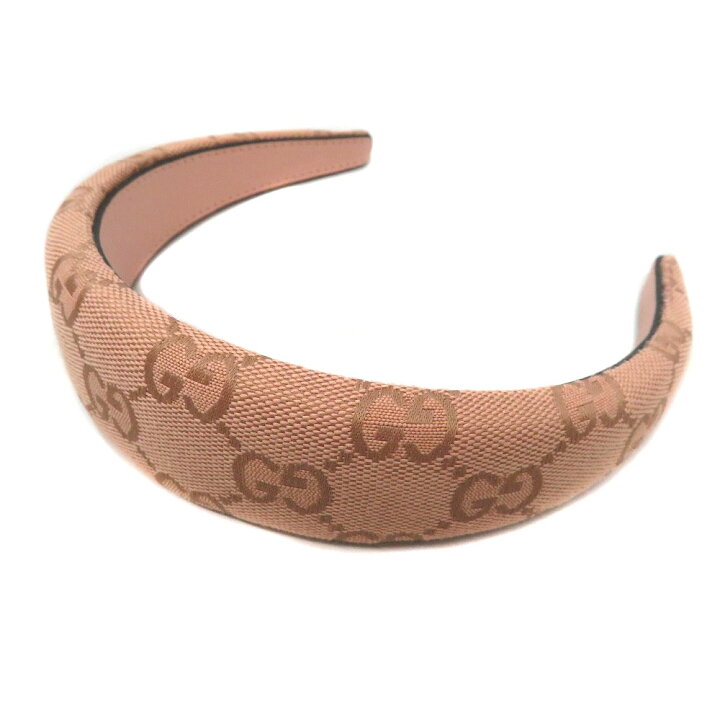 楽天市場】グッチ Gucci 755038 カチューシャ ピンク 【中古】 : 質屋  