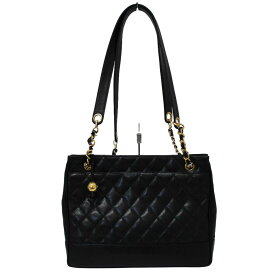 【中古】シャネル Chanel キャビアスキン チェーントート マトラッセ
