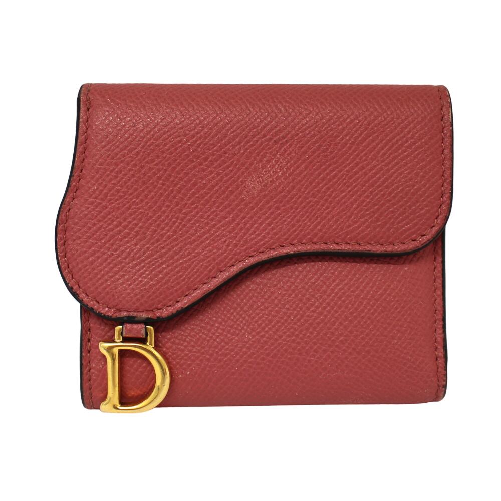 【中古】ディオールDiorサドルロータスウォレット