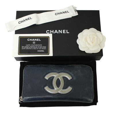 ★シャネルChanelエアラインラウンドファスナー長財布
