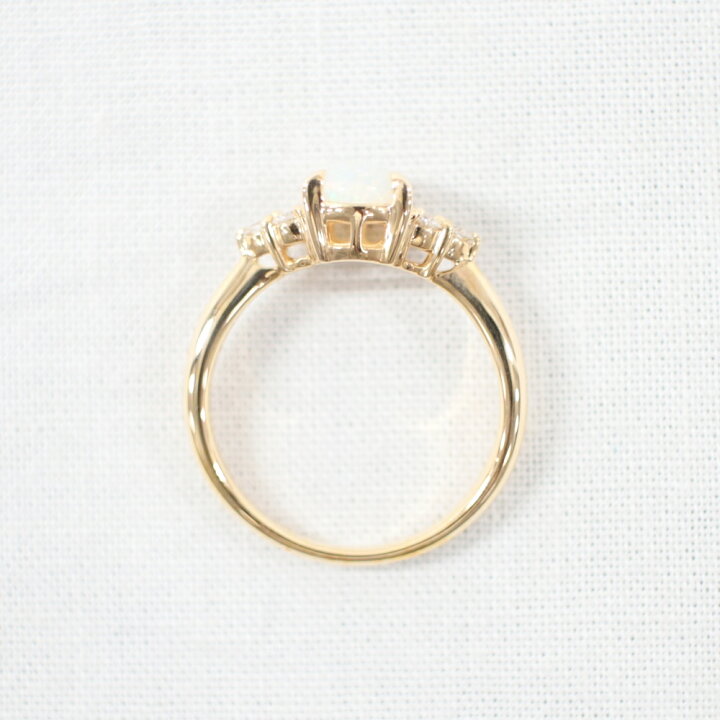 楽天市場】中古美品 K18 オパール・ダイヤモンドリング O0.7ct/D0.18ct 