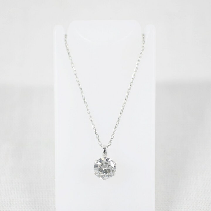 楽天市場】中古美品 PT850 ダイヤモンドネックレス D0.38ct/約0.9g/約  