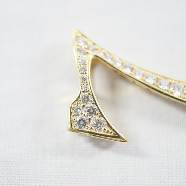 ゆきざき ノンブル ナンバー7 K18 ネックレス ダイヤモンド 18K