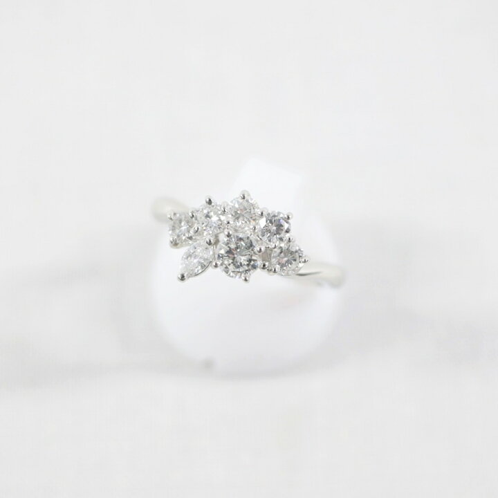 楽天市場】中古美品 PT900 ダイヤモンドリング D1.2ct/約5.4g/12号 