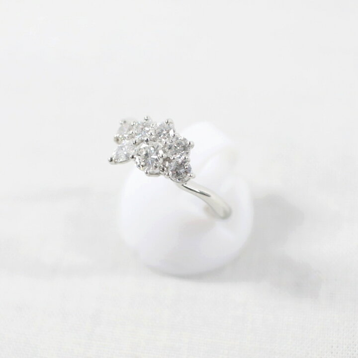 楽天市場】中古美品 PT900 ダイヤモンドリング D1.2ct/約5.4g/12号 