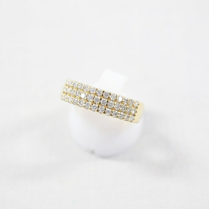 楽天市場】中古美品 K18 ダイヤモンドリング D0.65ct/約7.2g/15号 指輪 