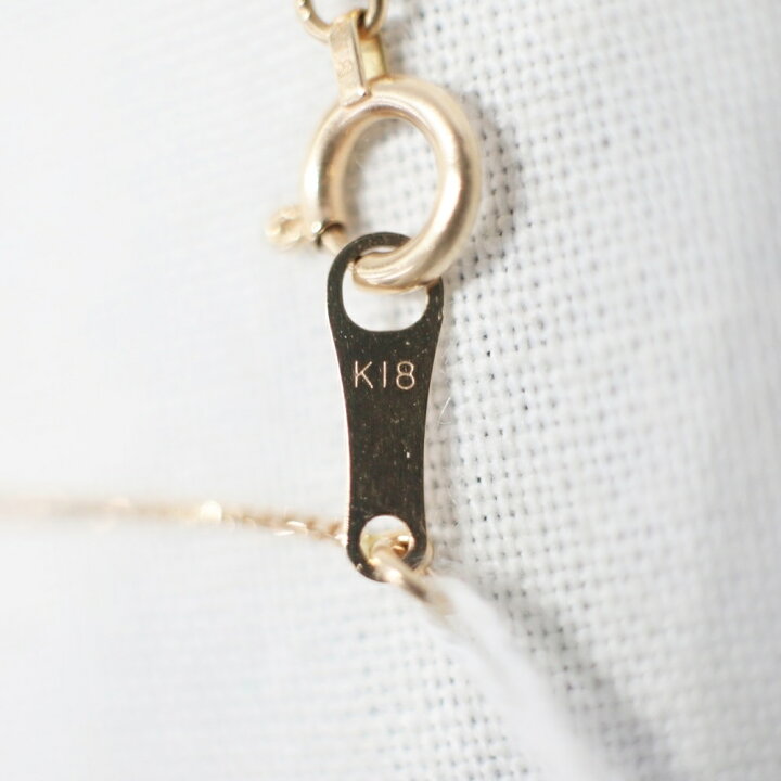 楽天市場】未使用・展示品 K18PG ダイヤモンドネックレス D0.346ct 