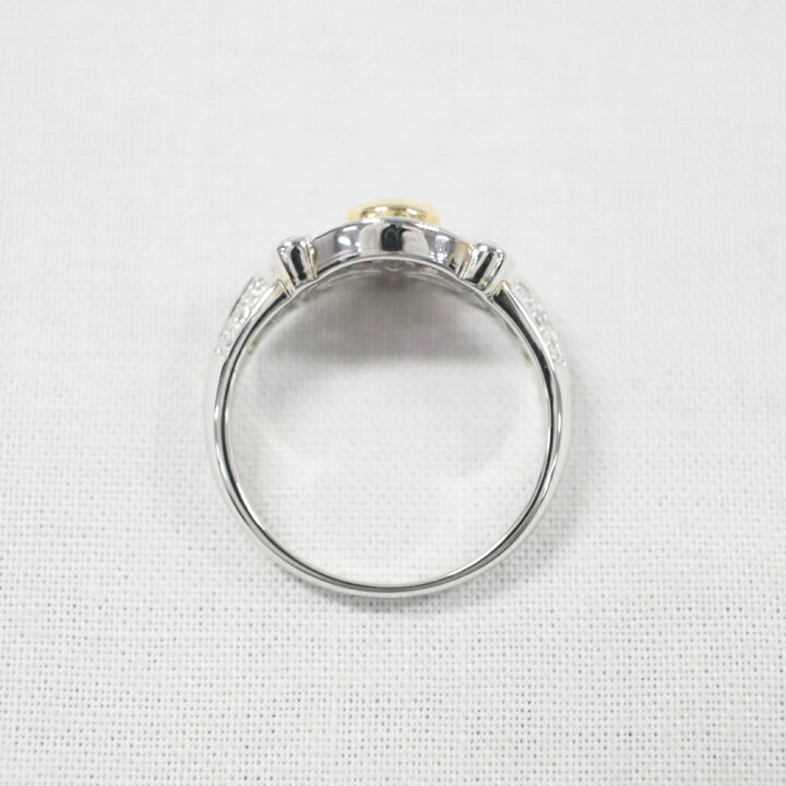 楽天市場】中古美品 K18 PT900 ルビー・ダイヤモンドリング R0.54ct/D0 