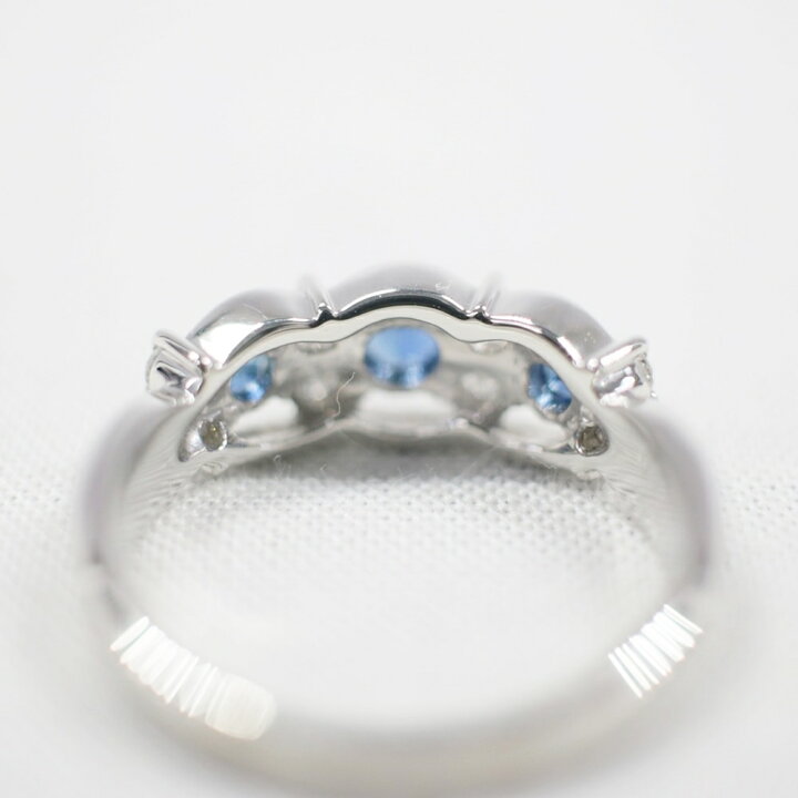 楽天市場】中古美品 PT900 サファイア・ダイヤモンドリング S0.52ct/D0 