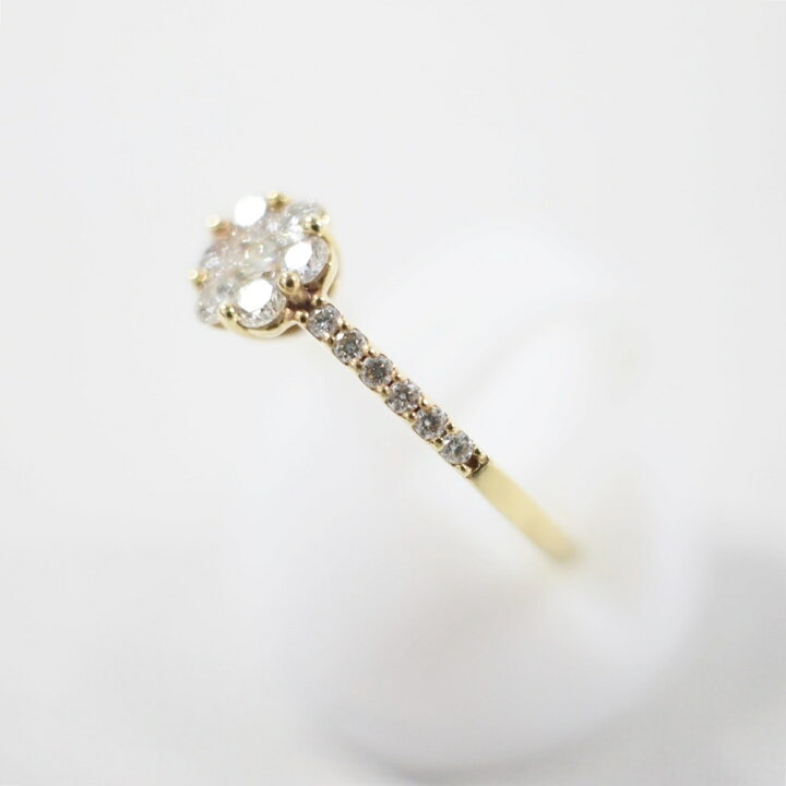 楽天市場】中古美品 K18 ダイヤモンドリング D0.3ct/約1.8g/11.5号 