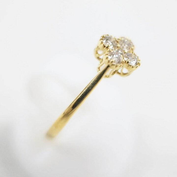 楽天市場】中古美品 K18 ダイヤモンドリング D0.2ct/約1.2g/11号 指輪 
