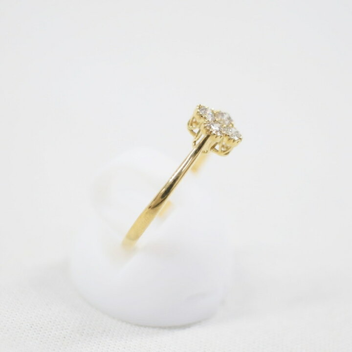 楽天市場】中古美品 K18 ダイヤモンドリング D0.2ct/約1.2g/11号 指輪 