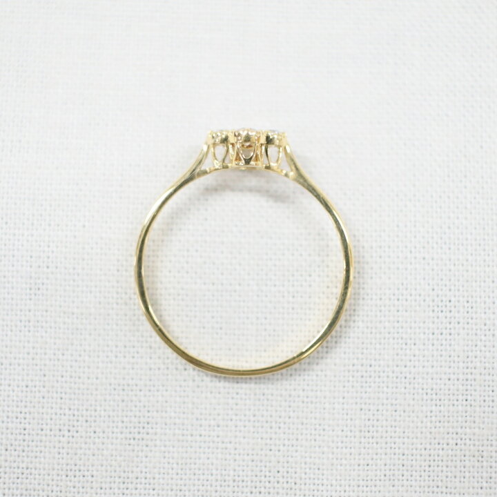 楽天市場】中古美品 K18 ダイヤモンドリング D0.2ct/約1.2g/11号 指輪 