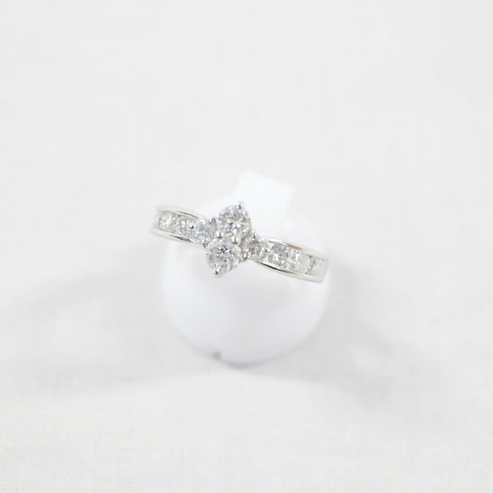 楽天市場】中古美品 PT900 ダイヤモンドリング D0.561ct/0.51ct/約6.0g 