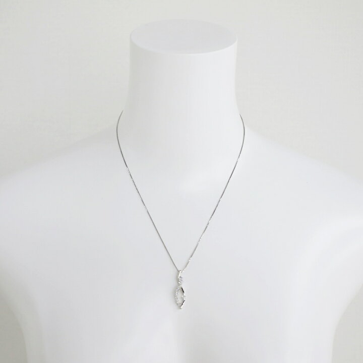 楽天市場】中古美品 PT900 PT850 ダイヤモンドネックレス D0.5ct/約6.0 