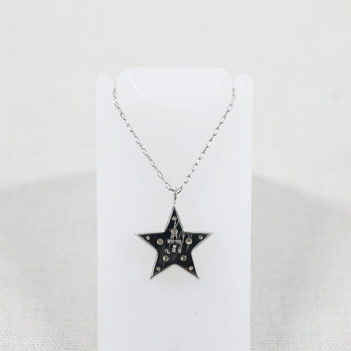 楽天市場】中古美品 K18WG ダイヤモンド・スターネックレス D0.25ct/約 