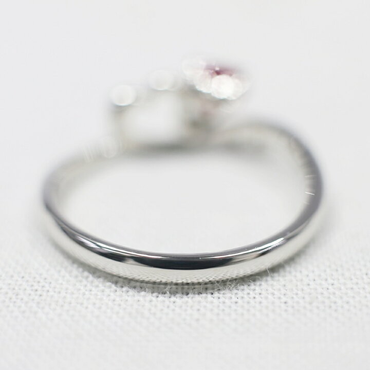 楽天市場】美品 PT900 ルビー・ダイヤモンドリング R0.46ct/D0.04ct/約 