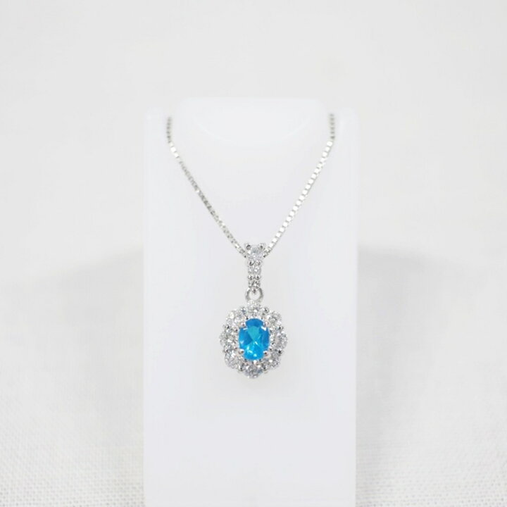 楽天市場】中古美品 PT900 PT850 アパタイト・ダイヤモンドネックレス 