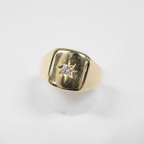 楽天市場】中古 k18 印台 リング（レディースジュエリー・アクセサリー  