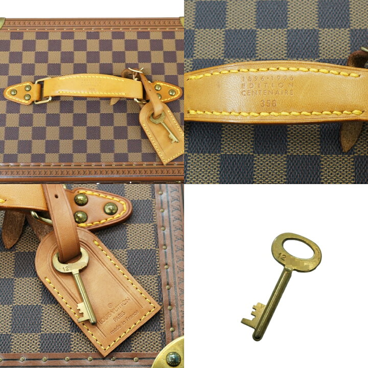 楽天市場】【LOUIS VUITTON】ルイ・ヴィトン トランクバニティ N21828 ヴィトン ボワットフラコン ダミエ ジュエリー 化粧ケース メイクボックス 鍵付