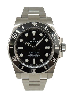 ROLEXロレックス114060サブマリーナノンデイトランダム黒文字盤自動巻きメンズ腕時計【中古】かんてい局【楽ギフ_包装選択】