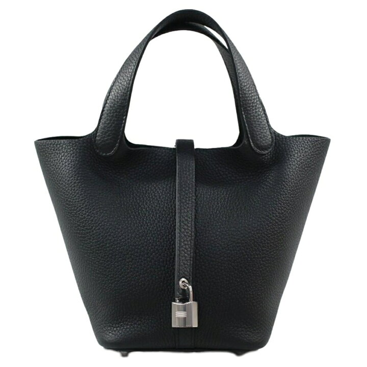 楽天市場】中古美品 HERMES エルメス ピコタン ロック PM ブラック 黒  