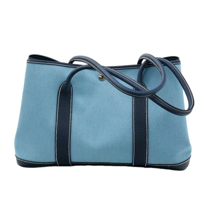 楽天市場】【極美品】HERMES(エルメス) ガーデンパーティ PM ブルー  