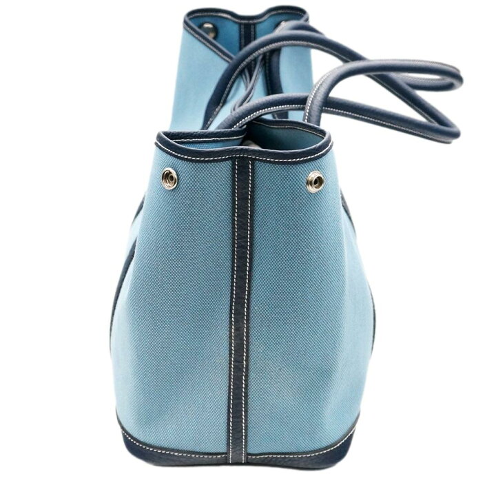楽天市場】【極美品】HERMES(エルメス) ガーデンパーティ PM ブルー  