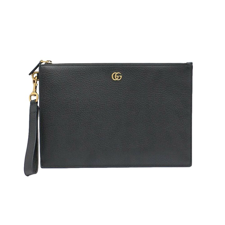 楽天市場】グッチ クラッチバッグ 475317 GGマーモント レザー ポーチ 